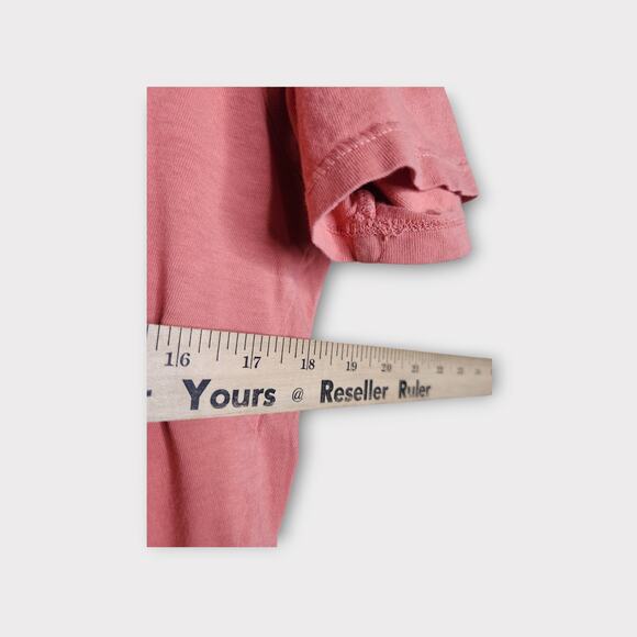 Outerknown Mens S.E.A. Tee Pink Medium 100% Organic Cotton Casual Short Sleeve - Picture 6 of 8